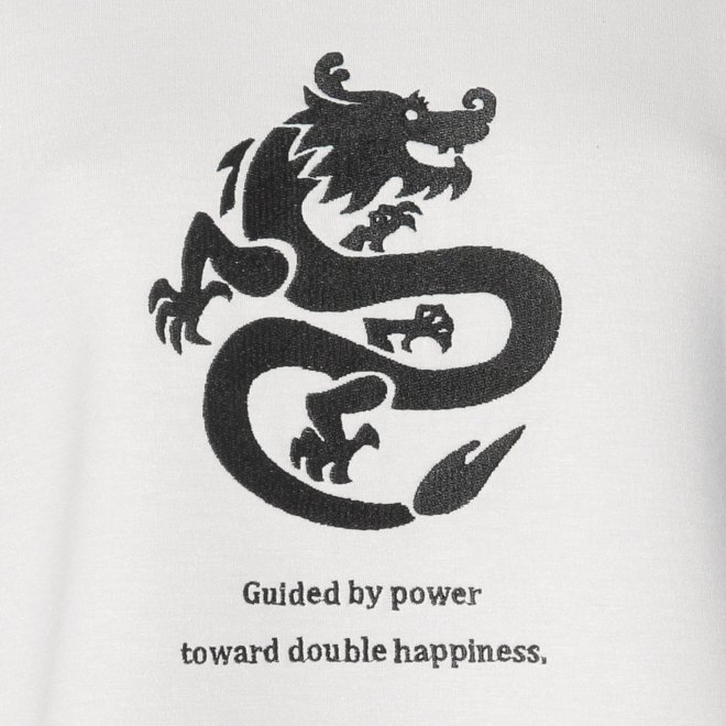 【COMING SOON】WLC ドラゴン刺繍パーカー 詳細画像 ライトグレー 2