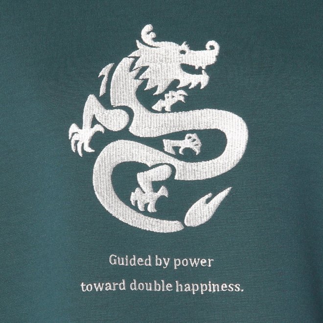 【COMING SOON】WLC ドラゴン刺繍パーカー 詳細画像 グリーン 5