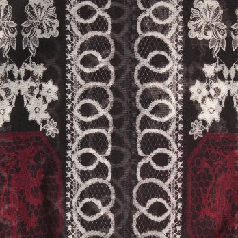 【COMING SOON】Dragon lace print net ブラウス 詳細画像