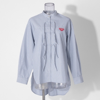 Shirt with mini embroidery ブラウス 詳細画像