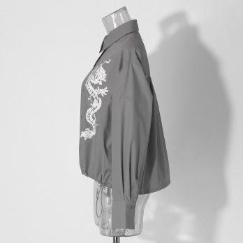 【COMING SOON】Dragon print shirt ブラウス 詳細画像