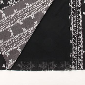 【COMING SOON】Dragon lace print net スカート 詳細画像