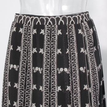 Dragon lace print net スカート 詳細画像