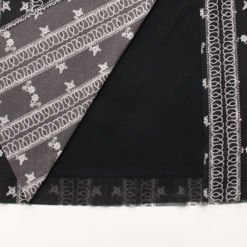 Dragon lace print net スカート 詳細画像