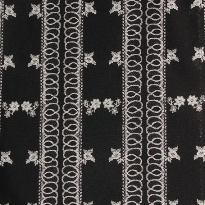 【COMING SOON】Dragon lace print net スカート 詳細画像 黒系マルチ 6