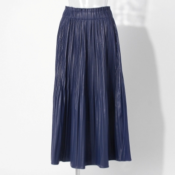 【COMING SOON】WL エコレザープリーツ スカート 詳細画像