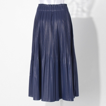WL エコレザープリーツ スカート 詳細画像