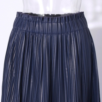 WL エコレザープリーツ スカート 詳細画像