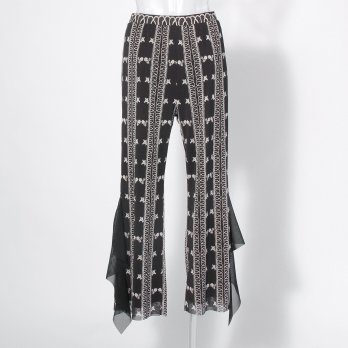 【COMING SOON】Dragon lace print net パンツ 詳細画像