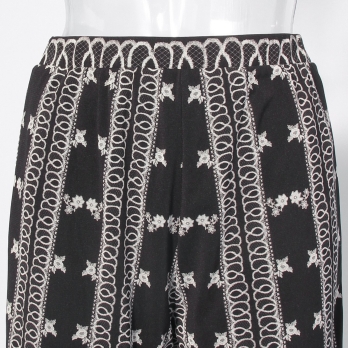 Dragon lace print net パンツ 詳細画像