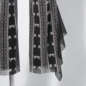 Dragon lace print net パンツ 詳細画像