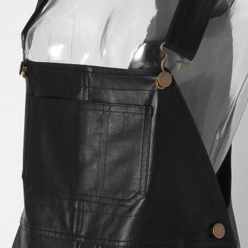 Fake leather ジャンパースカート 詳細画像