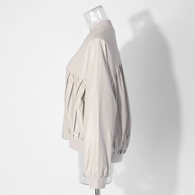 【COMING SOON】WL ジップアップブルゾン 詳細画像 ライトグレー 2