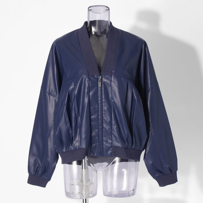 【COMING SOON】WL ジップアップブルゾン 詳細画像 ネイビー 1