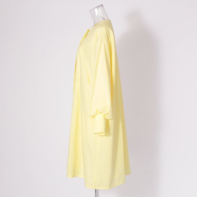 【COMING SOON】WL 袖リブライトコート 詳細画像 イエロー 2