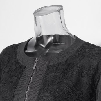 【COMING SOON】WLC オーガンジードラゴン刺繍ミラノリブ ブルゾン 詳細画像