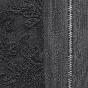 【COMING SOON】WLC オーガンジードラゴン刺繍ミラノリブ ブルゾン 詳細画像