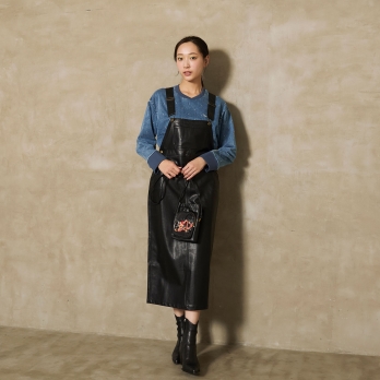 Dragon embroidery mini Shoulder bag 詳細画像