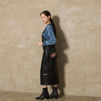 Dragon embroidery mini Shoulder bag 詳細画像