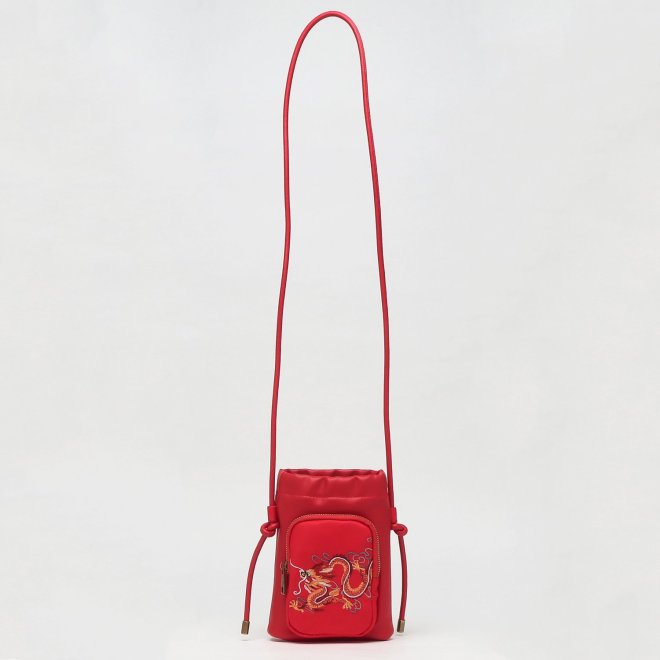 【COMING SOON】Dragon embroidery mini Shoulder bag 詳細画像 レッド 6