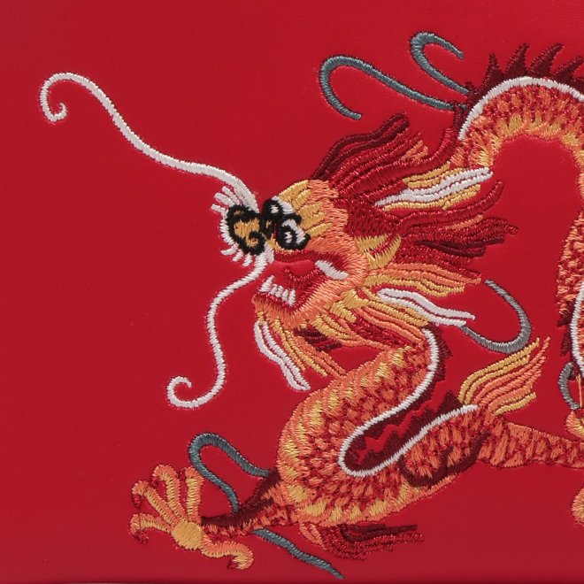 【COMING SOON】Dragon embroidery Wallet 詳細画像 レッド 5