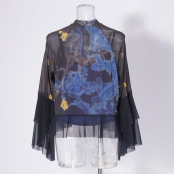 【COMING SOON】【オンライン・一部店舗限定カラー】Kisaragi dragon print ブラウス 詳細画像