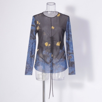 【COMING SOON】【オンライン・一部店舗限定カラー】Kisaragi dragon print ブラウス 詳細画像