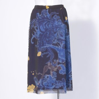 【COMING SOON】【オンライン・一部店舗限定カラー】Kisaragi dragon print スカート 詳細画像