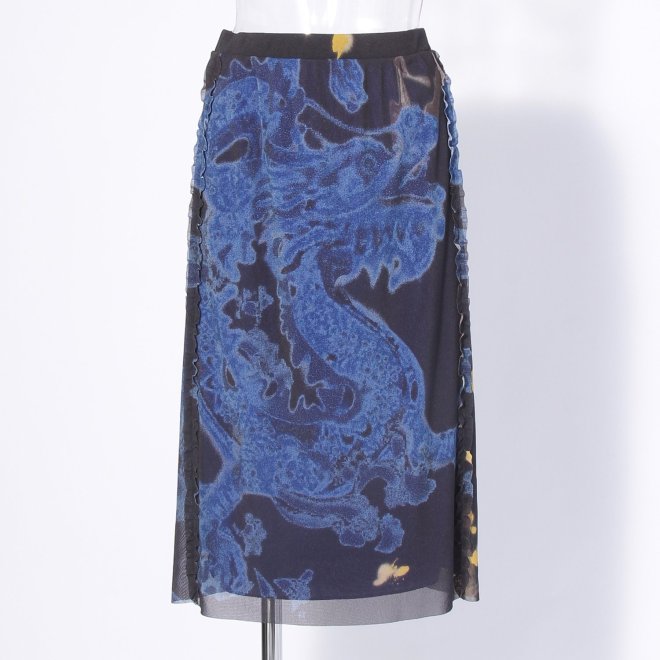 【COMING SOON】【オンライン・一部店舗限定カラー】Kisaragi dragon print スカート