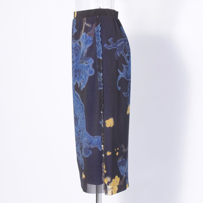 【COMING SOON】【オンライン・一部店舗限定カラー】Kisaragi dragon print スカート 詳細画像 ブルー系マルチ 2