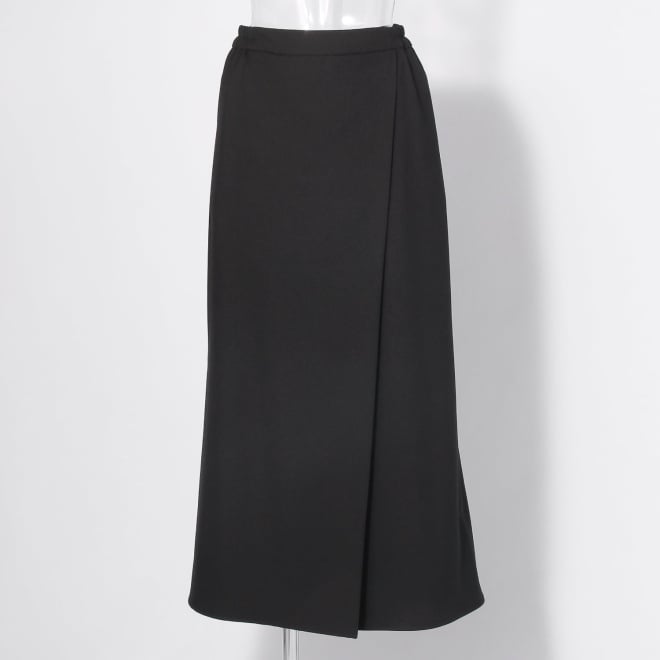 WL ラップロングスカート 詳細画像 ブラック 1
