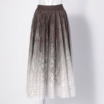 【COMING SOON】WL レースグラデサークルスカート 詳細画像