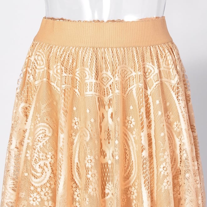 【COMING SOON】WL レースグラデサークルスカート 詳細画像 オレンジ 4