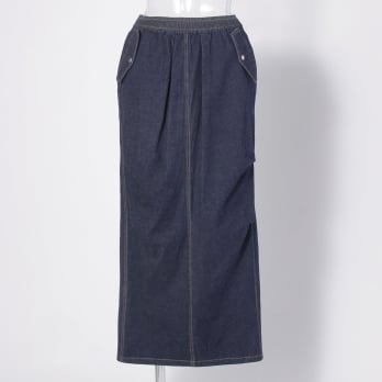 【COMING SOON】WLC ライトオンスストレッチデニムスカート 詳細画像