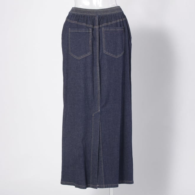 【COMING SOON】WLC ライトオンスストレッチデニムスカート 詳細画像 ネイビー 3