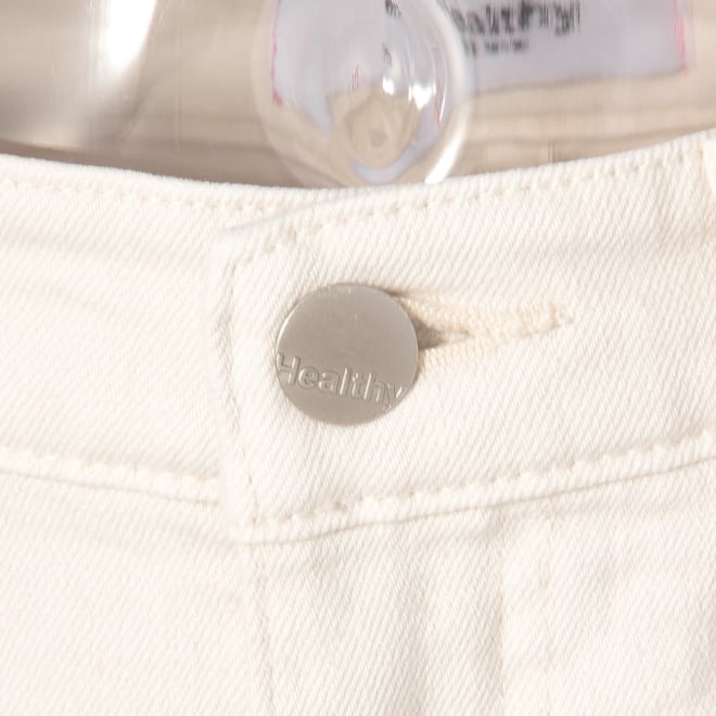 【COMING SOON】〈Healthy DENIM〉【silk road】Mid rise straight denim パンツ 詳細画像 ホワイト 4