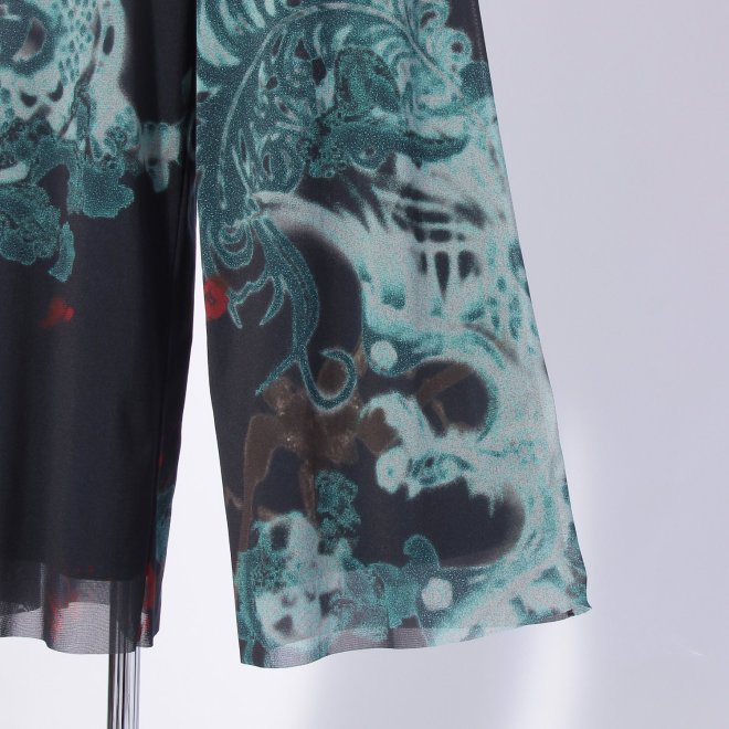 【COMING SOON】【オンライン・一部店舗限定カラー】Kisaragi dragon print パンツ 詳細画像 【オンライン・一部店舗限定カラー】黒系マルチ 3