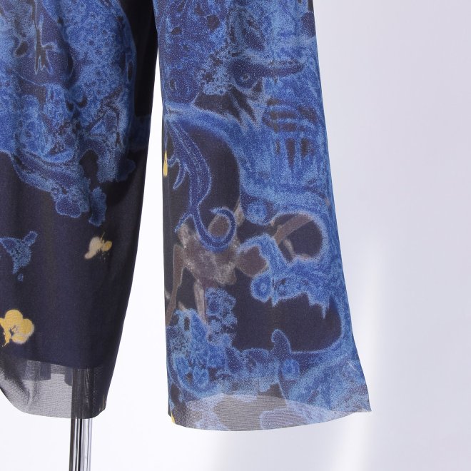 【COMING SOON】【オンライン・一部店舗限定カラー】Kisaragi dragon print パンツ 詳細画像 ブルー系マルチ 6