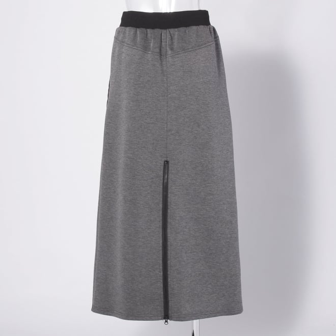 【COMING SOON】WLC ナイロン&times;ジャージーミリタリースカート 詳細画像 グレー 3