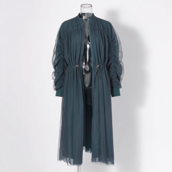 【COMING SOON】Solid net ドレス 詳細画像