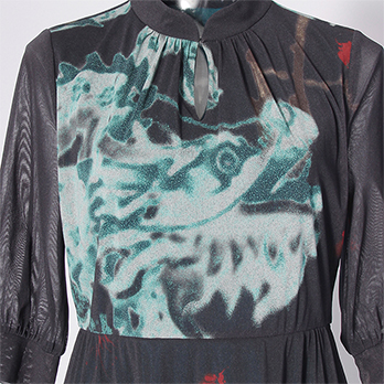 【COMING SOON】【オンライン・一部店舗限定カラー】Kisaragi dragon print ドレス 詳細画像