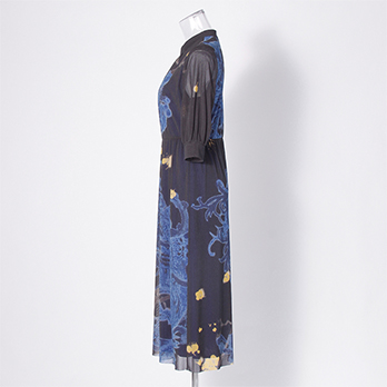 【COMING SOON】【オンライン・一部店舗限定カラー】Kisaragi dragon print ドレス 詳細画像