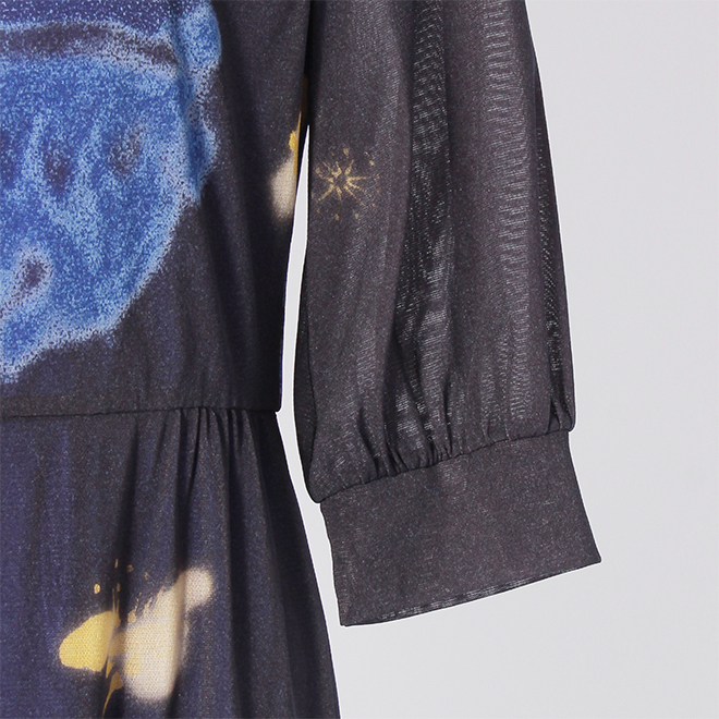 【COMING SOON】【オンライン・一部店舗限定カラー】Kisaragi dragon print ドレス 詳細画像 ブルー系マルチ 5