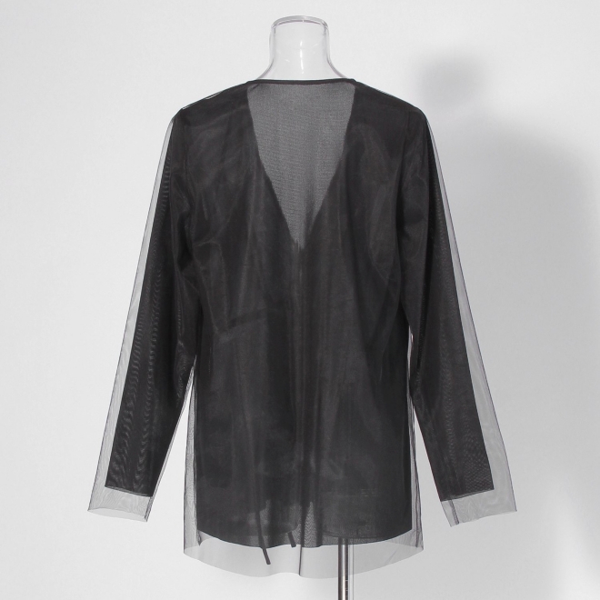 【COMING SOON】Solid net ジャケット 詳細画像 ブラック 3