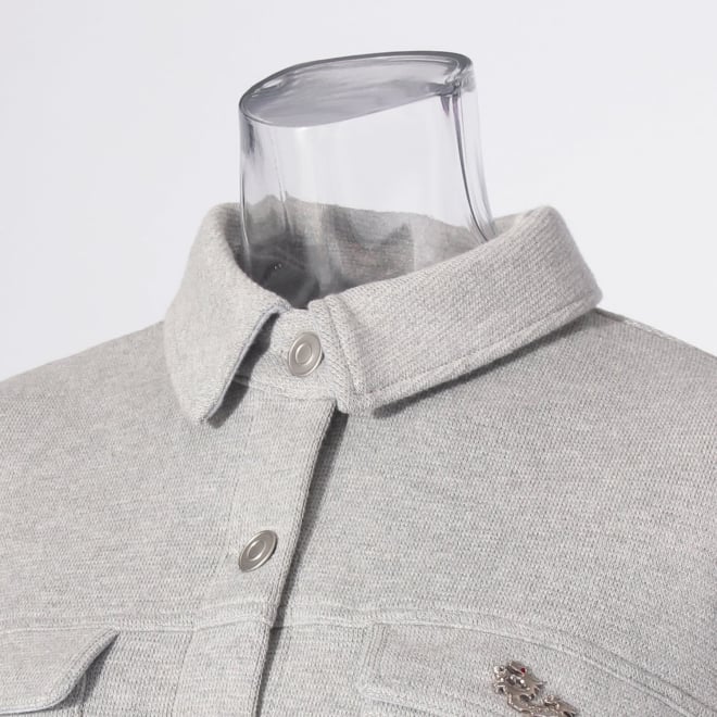 【COMING SOON】WL コットンミラノリブGジャン 詳細画像 ライトグレー 4