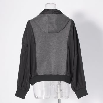 【COMING SOON】WLC ナイロン&times;ジャージーミリタリーブルゾン 詳細画像