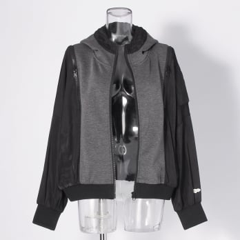 【COMING SOON】WLC ナイロン&times;ジャージーミリタリーブルゾン 詳細画像