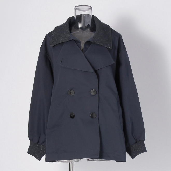【COMING SOON】WLC エステルレイヤード トレンチコート 詳細画像 ネイビー 1