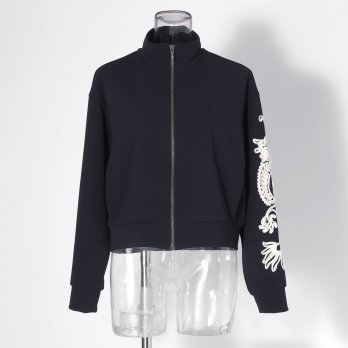 【COMING SOON】Dragon tulle tape embroidery ブルゾン 詳細画像