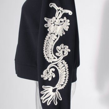 【COMING SOON】Dragon tulle tape embroidery ブルゾン 詳細画像